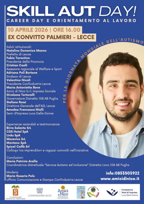 Skill Aut Day, a Lecce un progetto per trasformare l’inclusione in lavoro